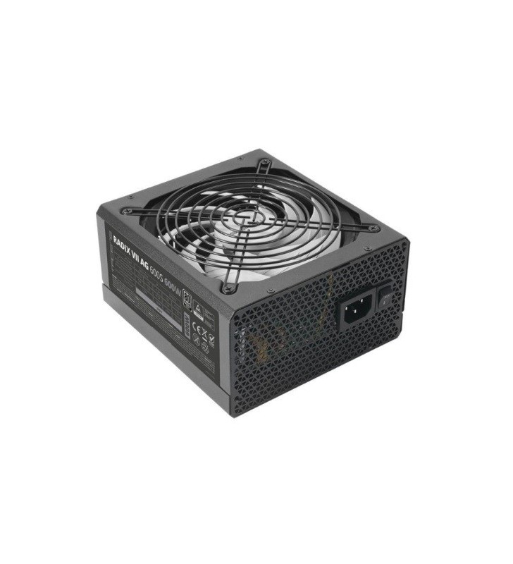 ALIMENTATORE TACENS Tacens Radix VII AG 600S da 600W in formato ATX PFC attivo Ventola da 140mm 12dB