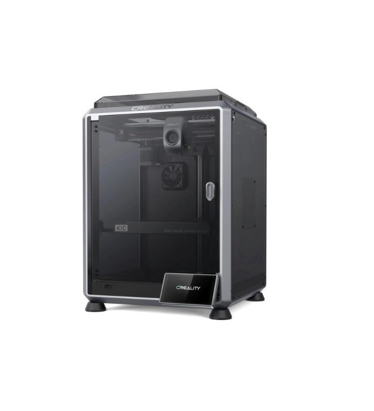 STAMPANTE 3D chiusa Creality K1C 1001060049 Dimensioni 22x22x25 cm Corpo in lega di alluminio e vetro