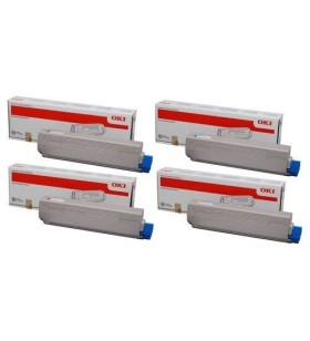 TONER ORIGINALE OKI 46471101 C823 C833 C843 GIALLO 7K