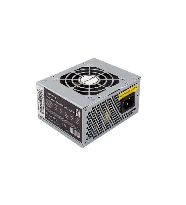 ALIMENTATORE UNYKACH SFX 300W 52002 con efficienza dell'85% e ventola da 80 mm