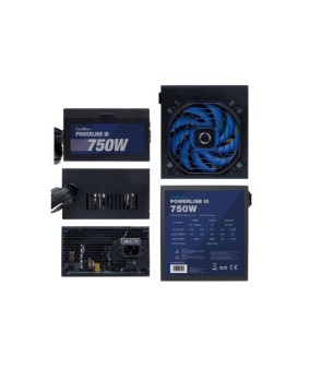 ALIMENTATORE COOLBOX POWERLINE III 750W ATX 12V V2.31 PFC attivo COO-FAPW3-750 Ventola da 120mm