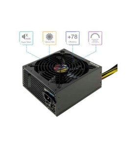 ALIMENTATORE TOOQ 650W ATX CON PCF ATTIVO NERO TQAPOLO-650SP VENTOLA 140MM