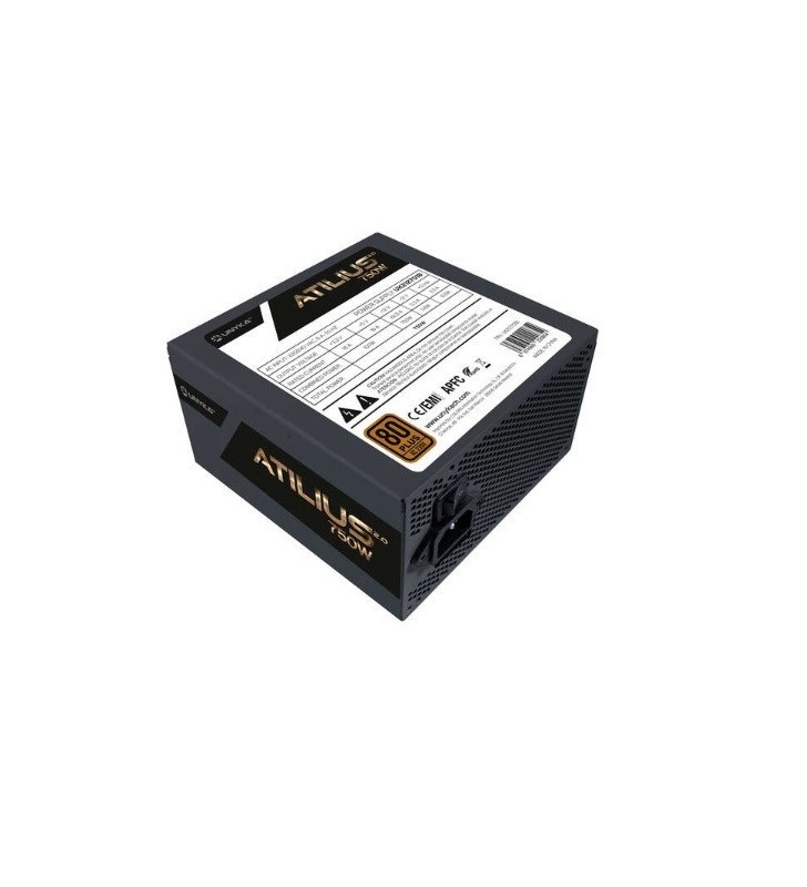 ALIMENTATORE UNYKACH Atilius UK212701 2.0 nero 750W certificato 80 Plus Bronze formato ATX 2.3 APFC