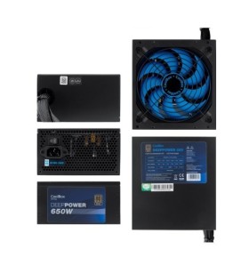 ALIMENTATORE COOLBOX DG-PWS650-85B DeepPower 80 Plus Bronze da 650 W ATX PFC attivo Modalità silenziosa