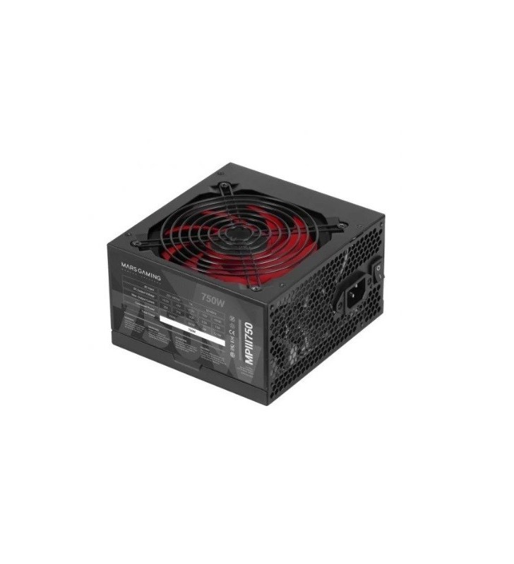 ALIMENTATORE MARS GAMING MPIII750 750W ATX Efficienza 85% PFC attivo Silenzioso