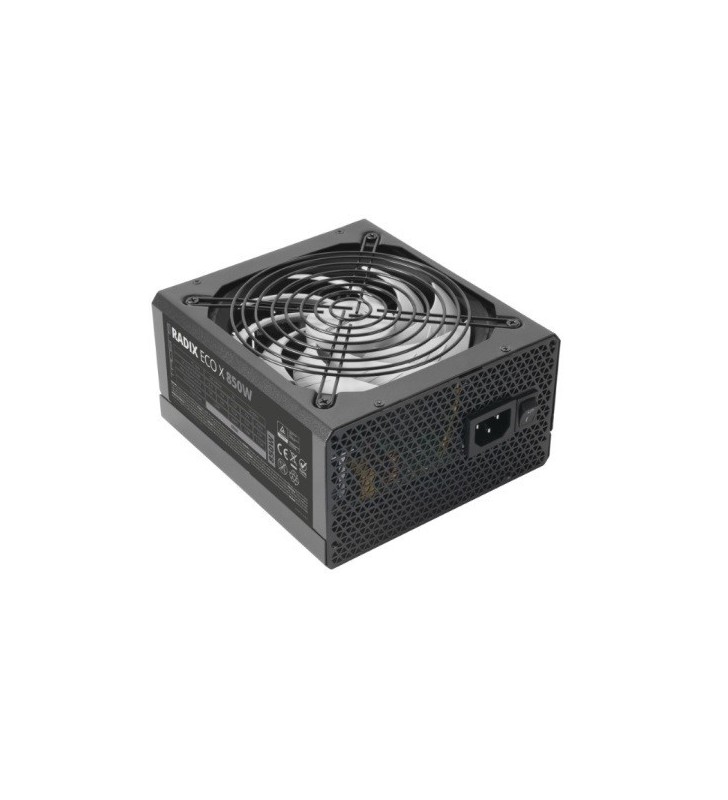 ALIMENTATORE TACENS 1RECOX850 Radix Eco X 850 da 850W ATX  PFC attivo Ventola da 140mm a 12dB NERO