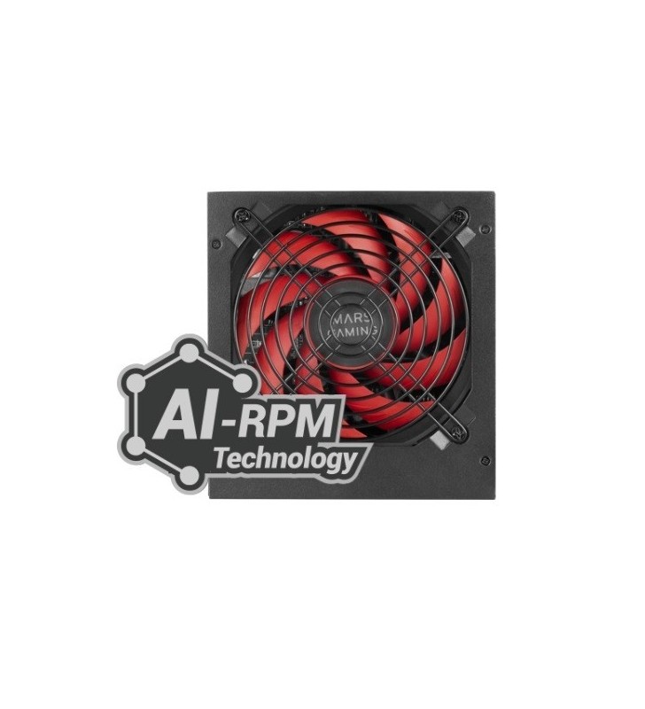 ALIMENTATORE MARS GAMING ATX MPIII850 da 850 W Silenzio assoluto Efficienza professionale Design dei cavi ottimizzato