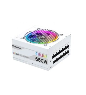 ALIMENTATORE UNYKACH ATILIUS RGB White 650W UK521204 ATX 2.31 Illuminazione RGB