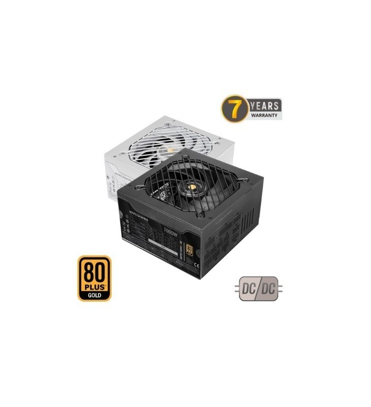 ALIMENTATORE MARS GAMING MPB1000SIM 1000W ATX Certificazione 80 Plus Gold Modulare Compatibile ATX 3.1 PCIe 5.1