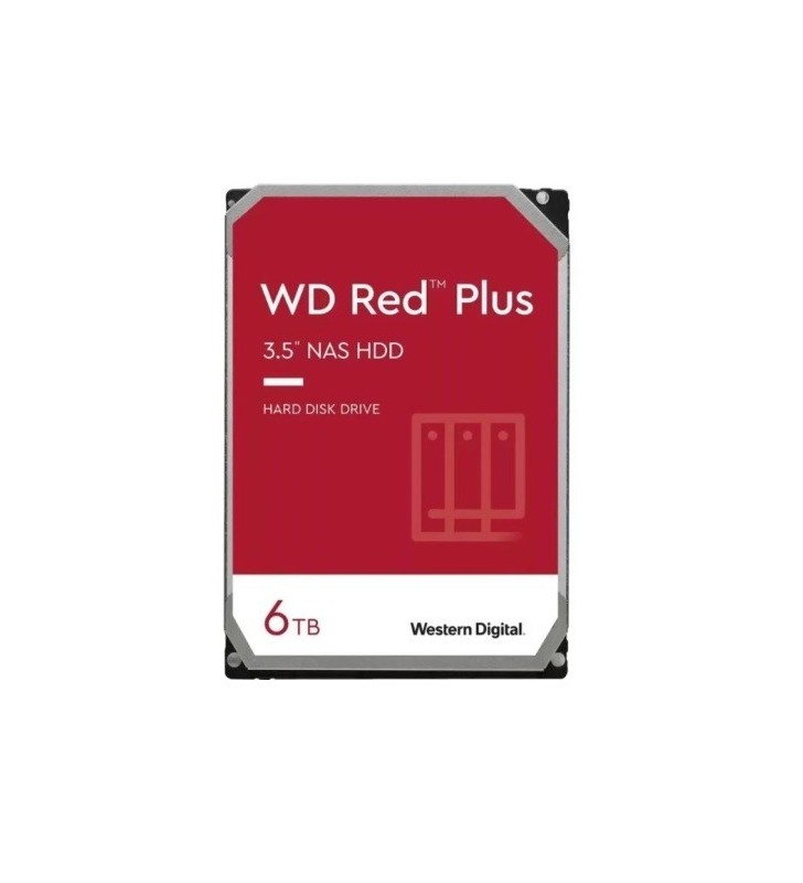 DISCO RIGIDO INTERNO HDD WD WESTERN DIGITAL WD60EFPX RED PLUS 3,5" 6TB NAS SATA III