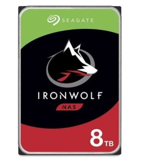 DISCO RIGIDO INTERNO HDD SEAGATE IRONWOLF ST8000VN004 3.5" SATA 3 8TB NAS