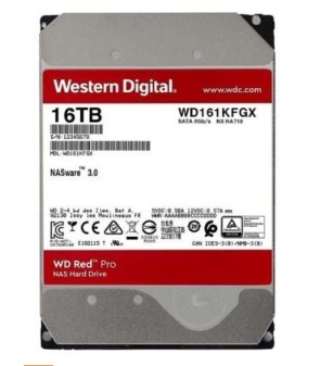 DISCO RIGIDO INTERNO HDD WD WESTERN DIGITAL WD161KFGX Red Pro da 3,5" 16 TB per NAS SATA3