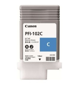 CARTUCCIA ORIGINALE CANON PFI-102C PFI 102C CYANO DYE IPF 500 0896B001