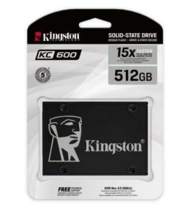 DISCO RIGIDO INTERNO SSD KINGSTON KC600 SSD 512GB 2.5" SATA3 NAND TLC 3D