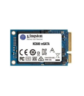 DISCO RIGIDO INTERNO SSD KINGSTON KC600 SSD SSD 512GB SATA3 mSATA 3D TLC NAND SKC600MS/512G