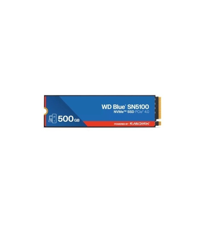 DISCO RIGIDO INTERNO SSD WESTERN DIGITAL WD Blue SN5100 WDS500G5B0E 500GB M2 PCI Express 4.0 NVMe Gen4 3D NAMD