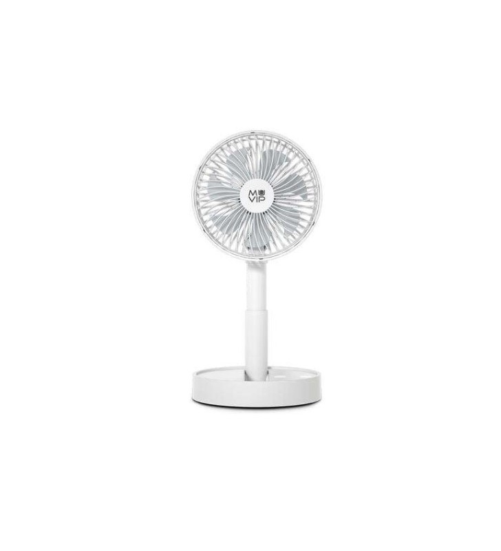 Ventilatore da tavolo pieghevole portatile Muvip MV0549 5W diametro 15 cm 4 velocità angolo regolabile fino a 90°