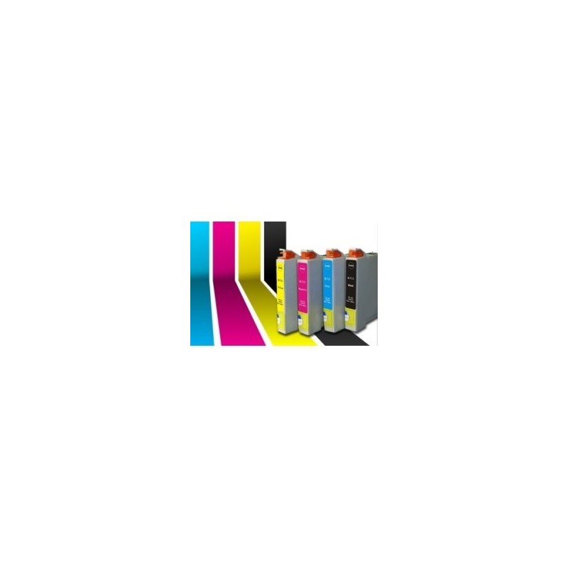 Kit Risparmio 10pz Cartucce Compatibili EPSON STYLUS BX305 SX420 320 BK525 SX620 10 pz