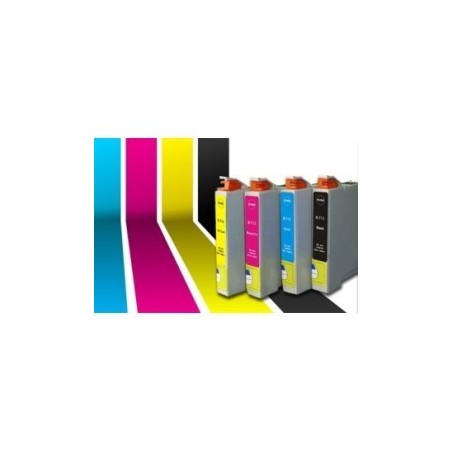 Kit Risparmio 10pz Cartucce Compatibili EPSON STYLUS BX305 SX420 320 BK525 SX620 10 pz