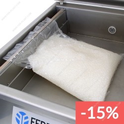 BUSTE LISCE PER SOTTOVUOTO ASPIRAZIONE A CAMPANA Spessore 100 my. 1000 BUSTE 400x600