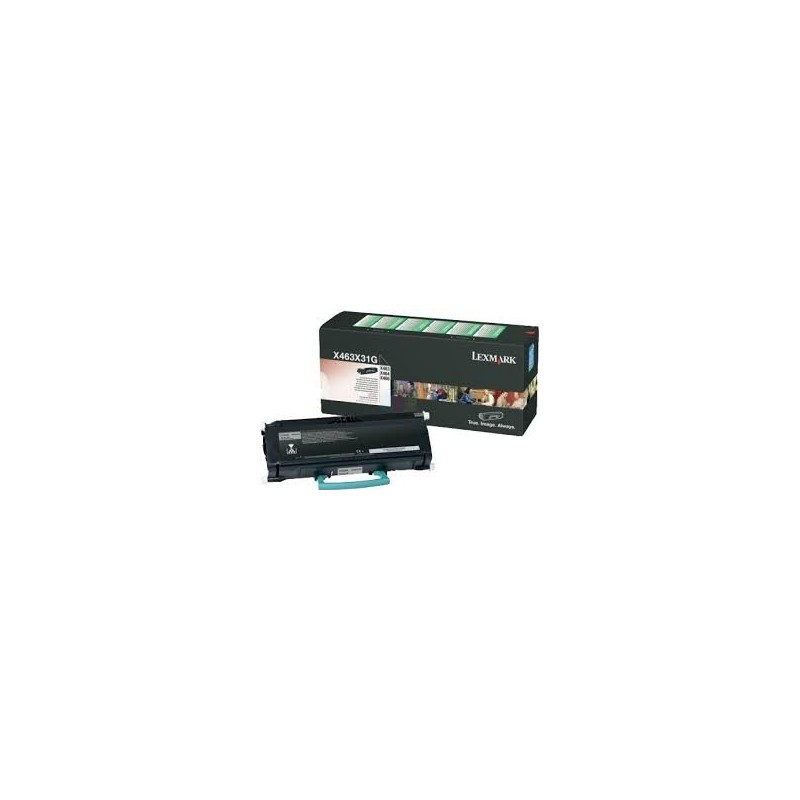Toner COMPATIBILE Lexmark X 463 X464 X466 15K NERO X463X11G