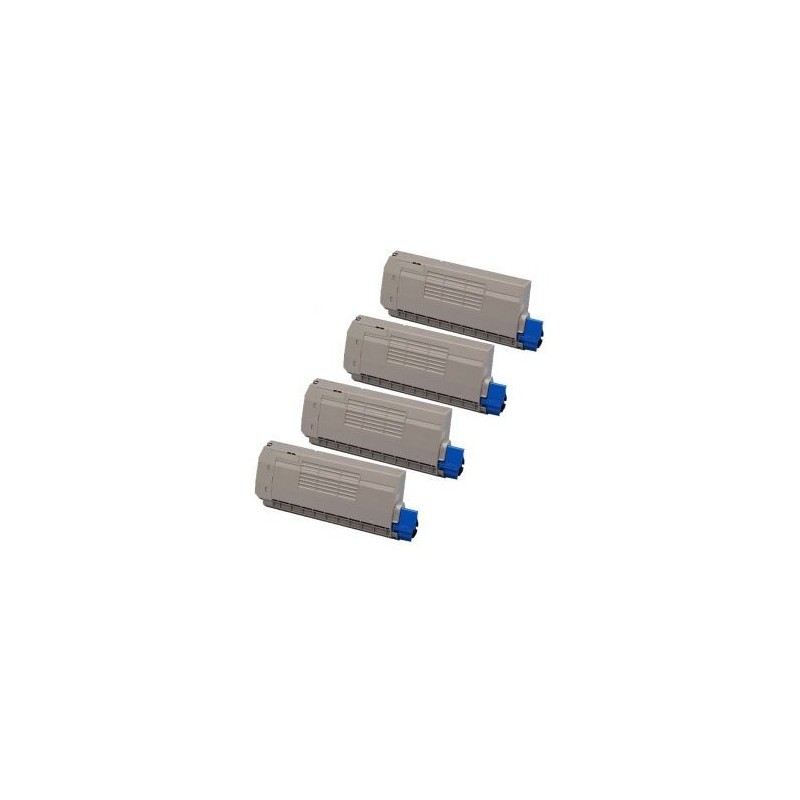MULTIPACK 4PZ TONER ORIGINALE OKI 01101101 C9300 C9500 CYMK SPEDIZIONE GRATUITA 