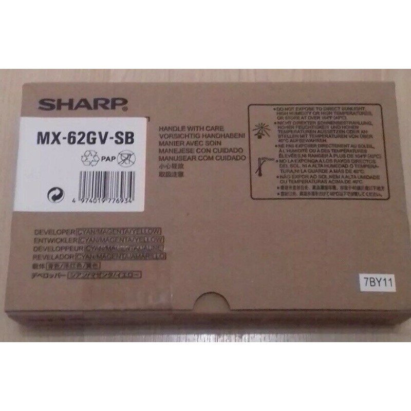 DEVELOPER 3PZ ORIGINALE SHARP MX-27GVSA CMY MX-2300N