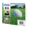 MULTIPACK 4PZ CARTUCCIA ORIGINALE EPSON 34 C13T34664020 Workforce Pro WF-3700 CYMK