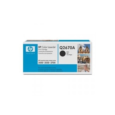 Toner COMPATIBI HP COLOR LASERJET 3500  3550  3700 Q2670A NERO