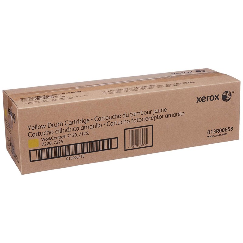 TAMBURO ORIGINALE XEROX 013R00658 WORKCENTRE 7120 7125 GIALLO 51K