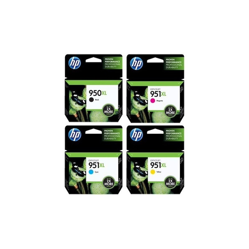 MULTIPACK CARTUCCE ORIGINALE HP C2P43AE 950XL 951XL KIT CMYK OfficeJet Pro 251 Pro 8600