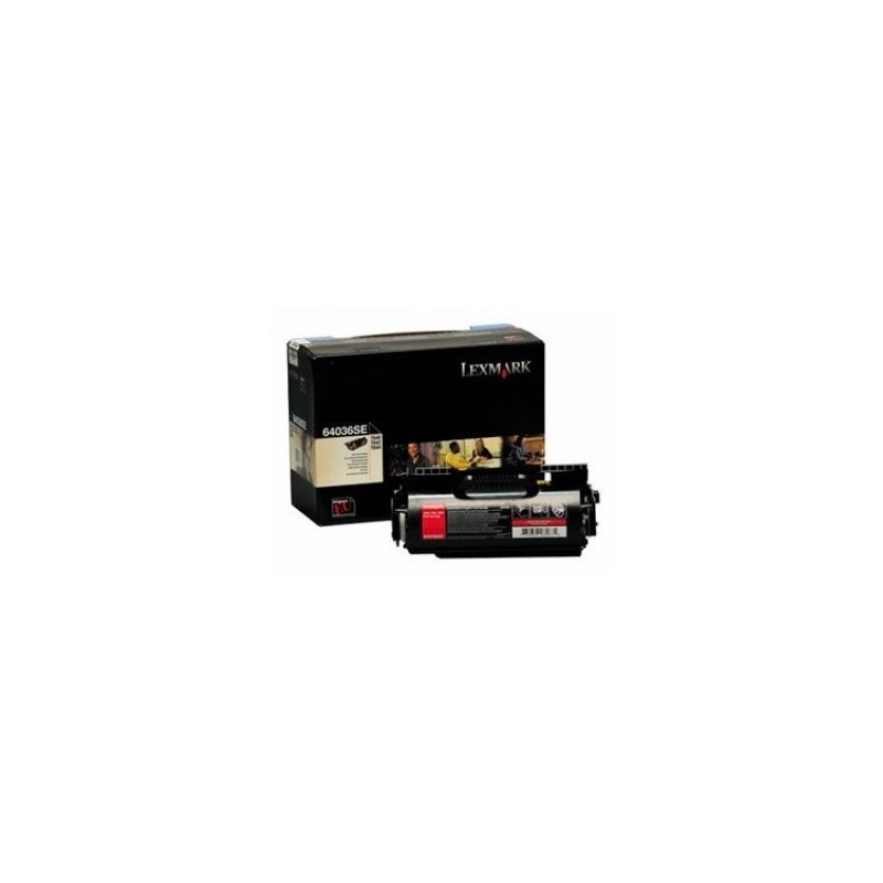 Toner ORIGINALE Lexmark T640 T642 T644 0064036SE 64036SE 6K NERO