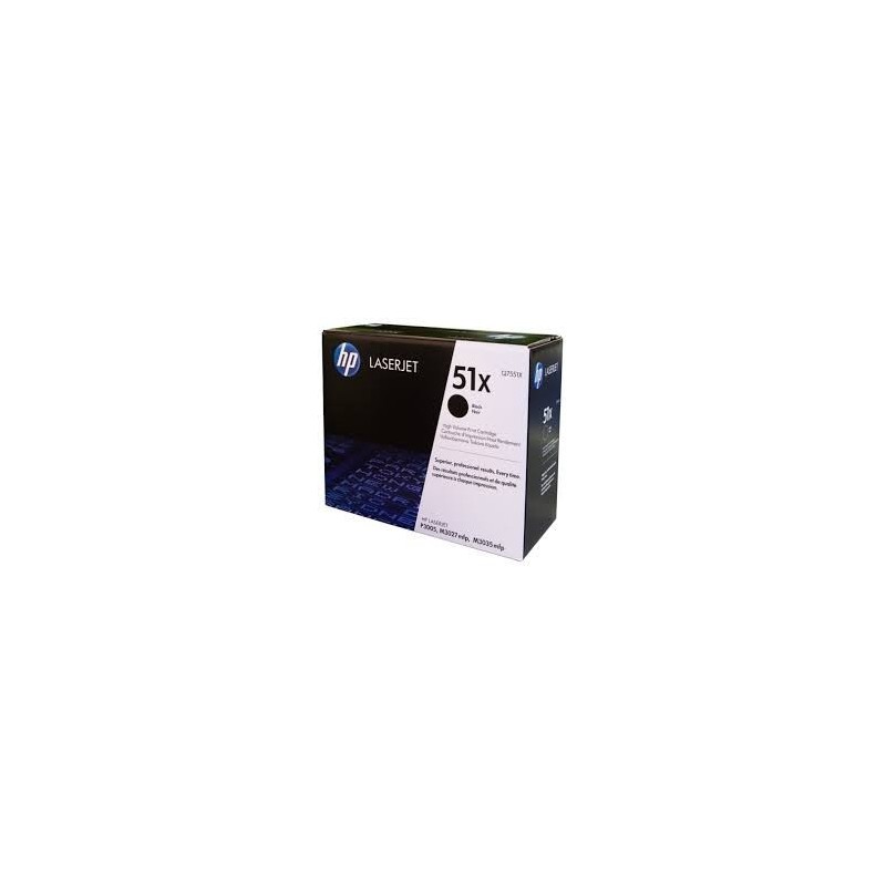 Toner Rigenerato HP Laserjet M3027 MFP NERO Q7551X - 51X