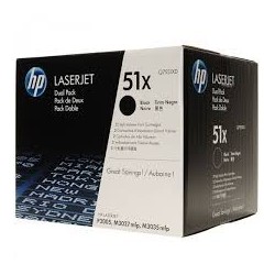 Toner ORIGINALE HP Laserjet M3027 MFP NERO Q7551XC 51X