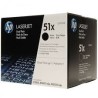 Toner ORIGINALE HP Laserjet M3027 MFP NERO Q7551XC 51X