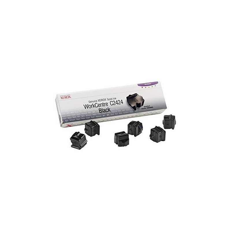 CARTUCCIA ORIGINALE XEROX 108R00663 Workcentre 2424 C-2424 NERO 3 STICKS