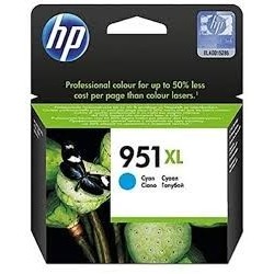 Cartuccia ORIGINALE  HP OFFICEJET PRO 8100 CN046AE - HP 951XL CIANO