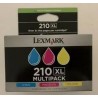 MULTIPACK COLORE LEXMARK 210XL CYM 14L0269B OfficeEdge Pro 4000