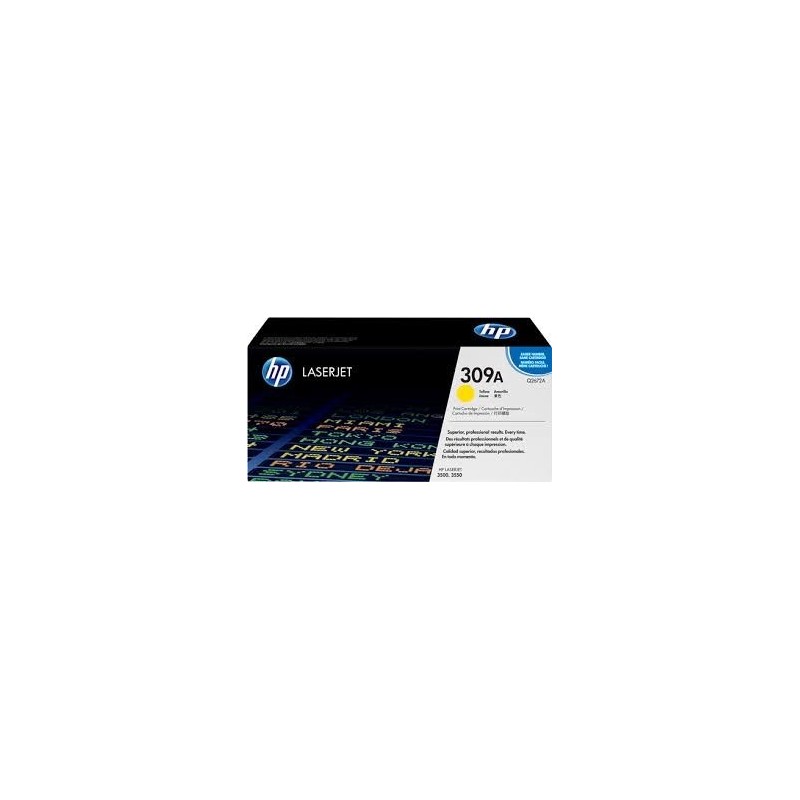 Toner ORIGINALE HP COLOR LASERJET 3500 3550 3700 Q2672A GIALLO