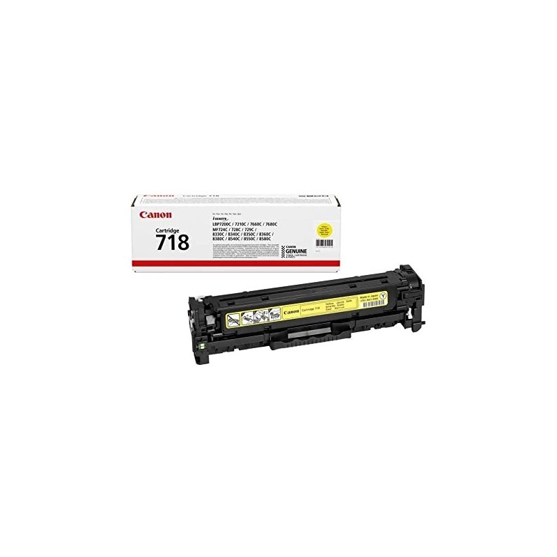 Toner COMPATIBILE CANON LBP 7200 2659B002 718Y CC532A HP CM 2320 MFP GIALLO