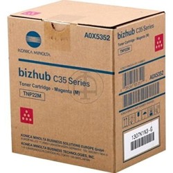 TONER ORIGINALE KONICA MINOLTA A0X5252 TNP22Y Bizhub C35 DEVELOP A0X52D2 INEO +35P CIANO 6.000 COPIE