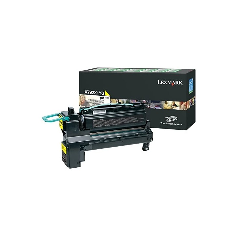 Toner LEXMARK X792 X790 X792X1YG GIALLO 20K