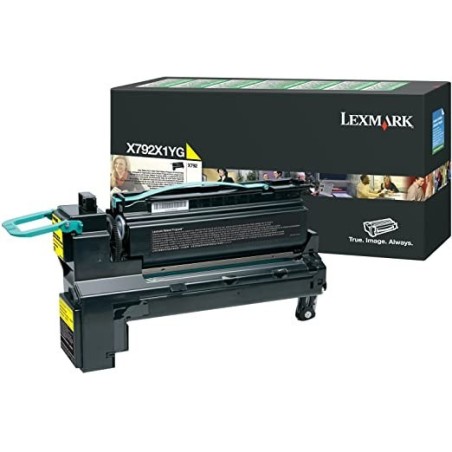 Toner LEXMARK X792 X790 X792X1YG GIALLO 20K