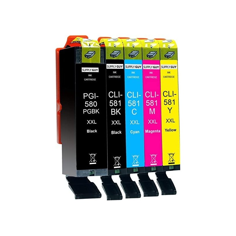 CartuccIA CompatibilE Canon Pixma TR7500 PGI-580PGBK XXL PGI580PGBK XXL NERO