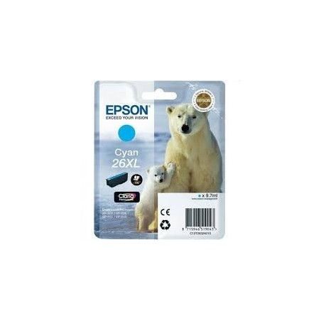 Cartuccia Compatibile EPSON Expression Premium XP-600 T2632 26XL CIANO