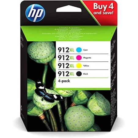 CARTUCCIA ORIGINALE HP 912XL 3YL84AE 912 XL 3YL84A NERO OfficeJet Pro 8022
