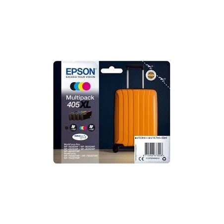 CARTUCCIA ORIGINALE EPSON 405XL NERO C13T05H14010 C13T05G14010 WF-3820DWF