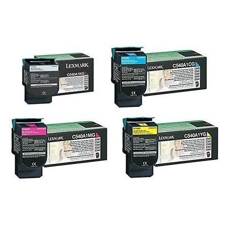 Toner ORIGINALE LEXMARK OPTRA C540 C540A1KG NERO 2,5K