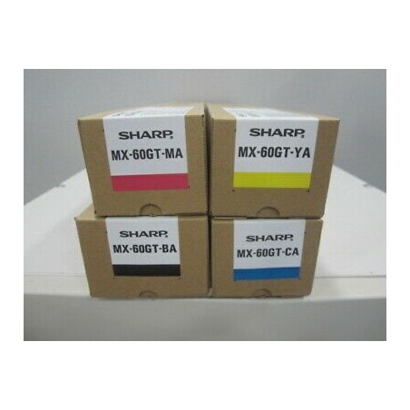 TONER SHARP MX-60 GTYA MX 3000 GIALLO 24K MX60GTYA MX-60GTYA