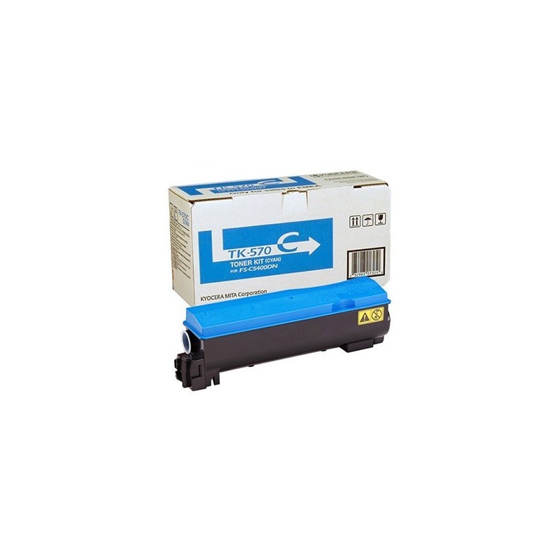 Toner KYOCERA FS C5400 1T02HGCEU0 TK570C TK-570C CIANO 12K